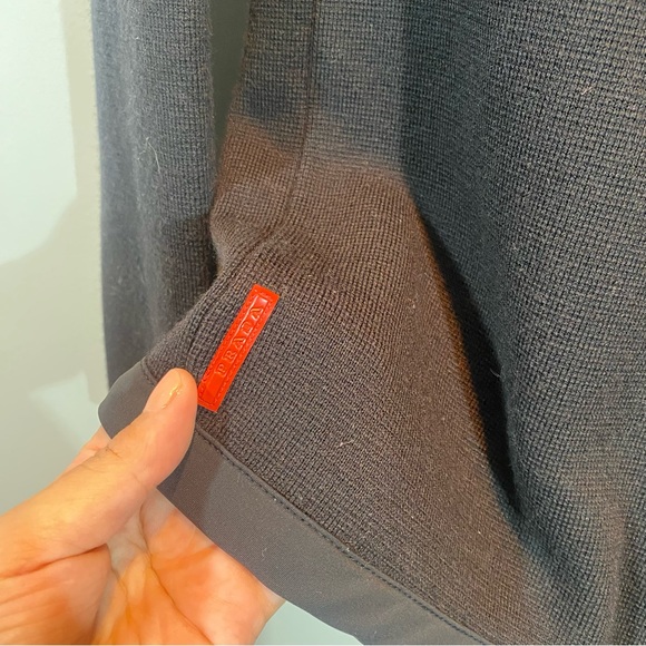 Prada Vintage Zipper Sweater Size XS in Black - Picture 10 of 14